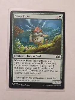 Slimy Piper - Foundations Jumpstart - LP - Common - Creature - Image 1