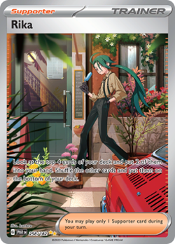 Rika - 258/182 - Paradox Rift Near Mint Pokemon TCG - Image 1