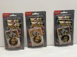 Pokemon TCG 2 Pack Blister Sealed Promo Card Coin Ascended Heroes Larrys Komala - Image 3