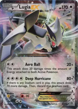 Lugia EX 68/98 Holo EX Rare Ancient Origins Pokemon Near Mint - Image 1