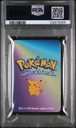 1998 KFC POKEMON CARD GAME #25 PIKACHU PSA 8 - Image 2