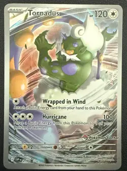 Pokemon Tornadus Black Star Promo #210 Pokemon Center Stamped NM-MT - Image 1