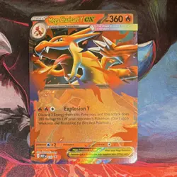 Pokemon Mega Charizard Y EX Full Art Holo MEP 030 Stage 2 360 HP - Image 1