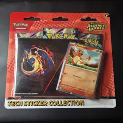 Pokemon Mega Evolution Ascended Heroes Tech Sticker Collection Charmander Sealed - Image 1