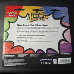 Pokemon Mega Evolution Ascended Heroes Tech Sticker Collection Charmander Sealed - Image 2