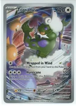 Tornadus SVP 210 Pokemon Center Stamped Promo White Flare - Image 1
