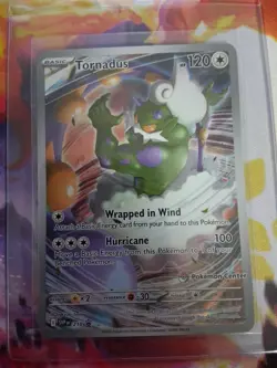 Tornadus 210 Pokemon Center Exclusive STAMPED Promo Holo Card #26 - Image 1
