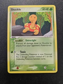 Pokemon EX Unseen Forces Shuckle 47/115 NEAR MINT - Image 1