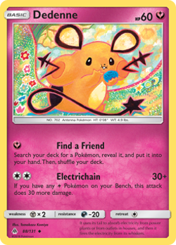 Dedenne Reverse Holo - Forbidden Light Near Mint Pokemon TCG - Image 1