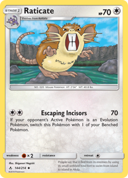 Raticate Reverse Holo - Unbroken Bonds Near Mint Pokemon TCG - Image 1