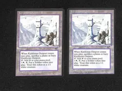 MTG Kjeldoran Outpost Alliance English 2-Piece Set Used - Image 1