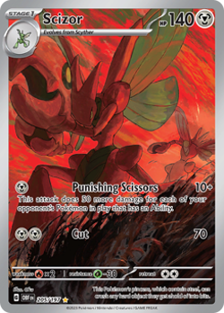 Scizor - 205/197 - Obsidian Flames Near Mint Pokemon TCG - Image 1