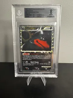 2010 Pokemon HOUNDOOM PRIME Undaunted Set HOLO HGSS 82/90 BGS 8 - Image 1