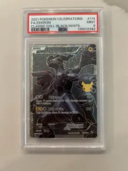 Zekrom Pokemon Celebrations Psa 9 114/114 2021 - Image 1