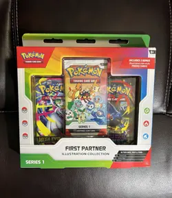 Pokemon TCG | First Partner Illustration Collection Series 1 Factory SEALED NEW - Image 1