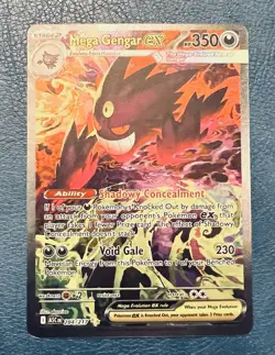 Mega Gengar 284/217 Ascended Heroes Special Illustration Rare NM Pokemon TCG - Image 1