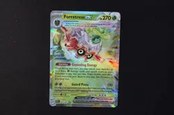 Forretress ex 002/091 Holo Shiny Pokemon TCG Card Paldean Fates 2024 NEAR MINT - Image 1