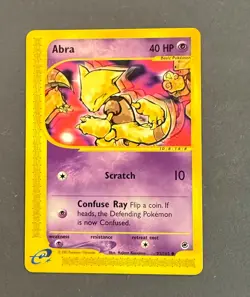 Pokemon TCG Expedition Base Set Abra - NM - Image 1