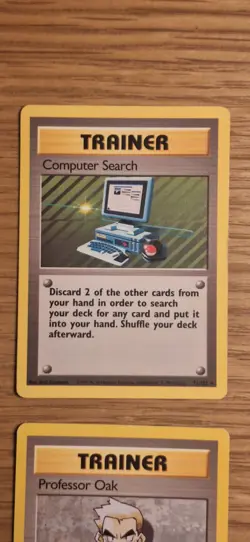 Pokemon Base Set Rare Trainer Bundle Computer Search 71/102 And More - Image 4