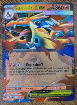 Pokemon TCG - Mega Charizard Y ex Holo ME: Promo 030 - NEAR MINT - Image 1