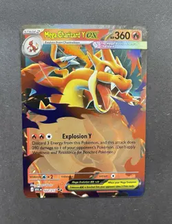 The Pokemon Company Mega Charizard Y EX Holo 022/217 360 HP Stage 2 - Image 1