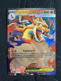 Pokemon TCG Mega Charizard Y ex 022/217 + No. 030 Holo Rare Set (English) - NM - Image 3