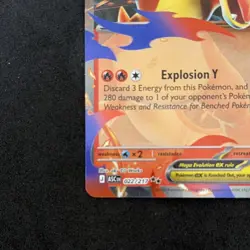 Pokemon TCG Mega Charizard Y EX ASC 022/217 Full Art Holo Stage 2 HP360 280 - Image 5