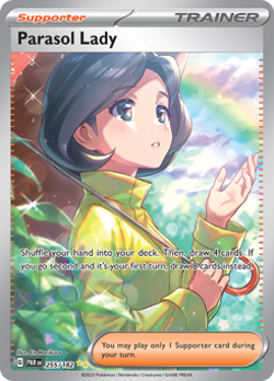 Parasol Lady - 255/182 - Paradox Rift Near Mint Pokemon TCG - Image 1