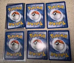 Pokemon TCG 6 Card Lot Cubone Fennekin Vaporeon Tepig Scream Tail Fezandipiti - Image 3