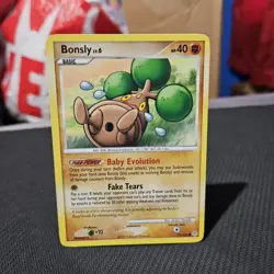 Bonsly Pokemon TCG Diamond And Pearl Common Card #71/130 - Image 1