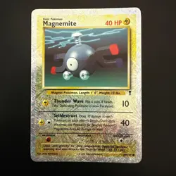 Pokemon Card Magnemite 80/110 Legendary Collection Reverse Holo Eng Excellent - Image 1