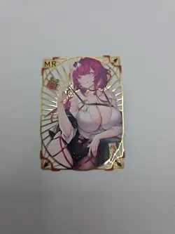 Goddess Story Kafka Honkai Star Rail Merry Christmas Metal Card - Image 1