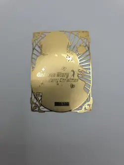 Goddess Story Kafka Honkai Star Rail Merry Christmas Metal Card - Image 2