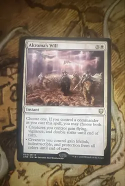 Akroma's Will Commander Legends Regular - Image 1