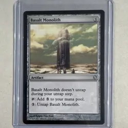 Wizards Basalt Monolith Commander 2013 Uncommon Colorless Artifact Regular 237 - Image 1