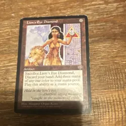 Wizards of the Coast Magic: The Gathering Lion's Eye Diamond Mirage Rare English - Image 1