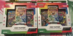 Pokemon TCG First Partner Illustration Collection Series 1 Sealed Boxes Lot of 2 - Image 1