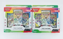 Pokemon TCG First Partner Illustration Collection Series 1 - LOT OF 2 - SEALED - Image 1