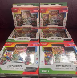 Pokemon First Partner Series 1 Illustration Collection - Lot of 6 Boxes! Sealed - Image 2