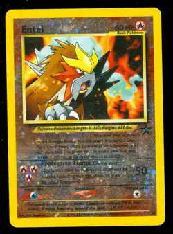 Pokemon ENTEI 34 - Rev Holo PROMO - MOD PLAY - Image 1