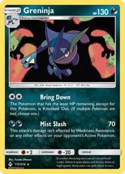 Greninja - Unbroken Bonds Near Mint Pokemon TCG - Image 1