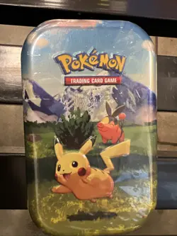 Pokemon TCG Mega Evolution Ascended Heroes Mini Tin New Sealed Pikachu - Image 1