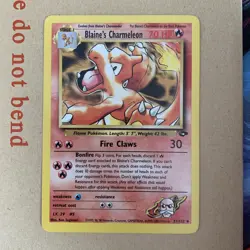 Blaines Charmeleon 31/132 Non Holo Pokemon Card - LP - Image 2