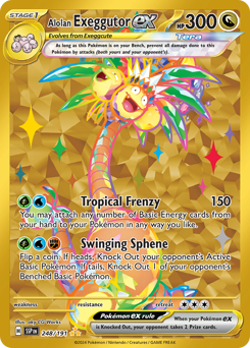 Alolan Exeggutor ex - 248/191 - Surging Sparks Near Mint Pokemon TCG - Image 1