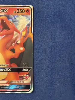 Pokemon Charizard GX 9/68 Hidden Fates Ultra Rare Full Art Holo 250 HP Card - Image 2