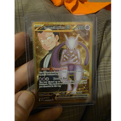 Pokemon Team Rocket's Mewtwo ex 240/182 Sv10 Destined Rivals Hyper Rare Holo - Image 1