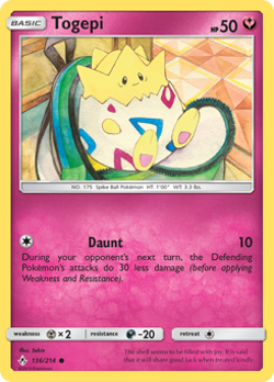 Togepi Reverse Holo - Unbroken Bonds Near Mint Pokemon TCG - Image 1