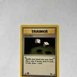 Fossil Gambler 60/62 Common Pokemon 1st Edition LP - Image 5