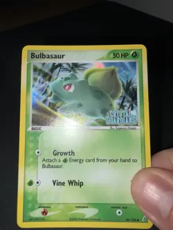 Pokemon Bulbasaur EX Crystal Guardians Reverse Holo #46/100 NM/M STAMPED - Image 3