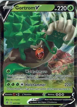 Pokemon Card SWSH02 Clash Of The Rebels No. 17/192 Gortrom V German - Image 1